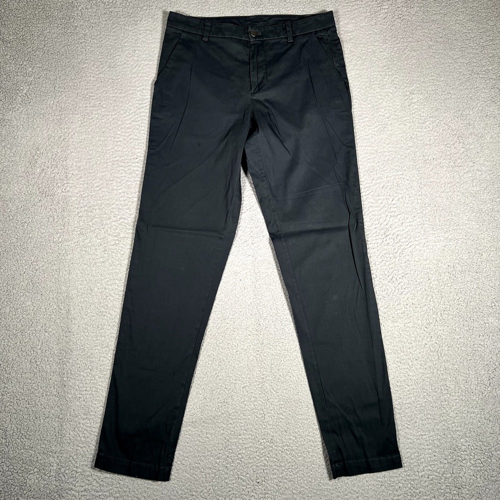 Lululemon Pants Mens 32x33 Blue Commission Swift‎ Cotton Stretch Smart Casual